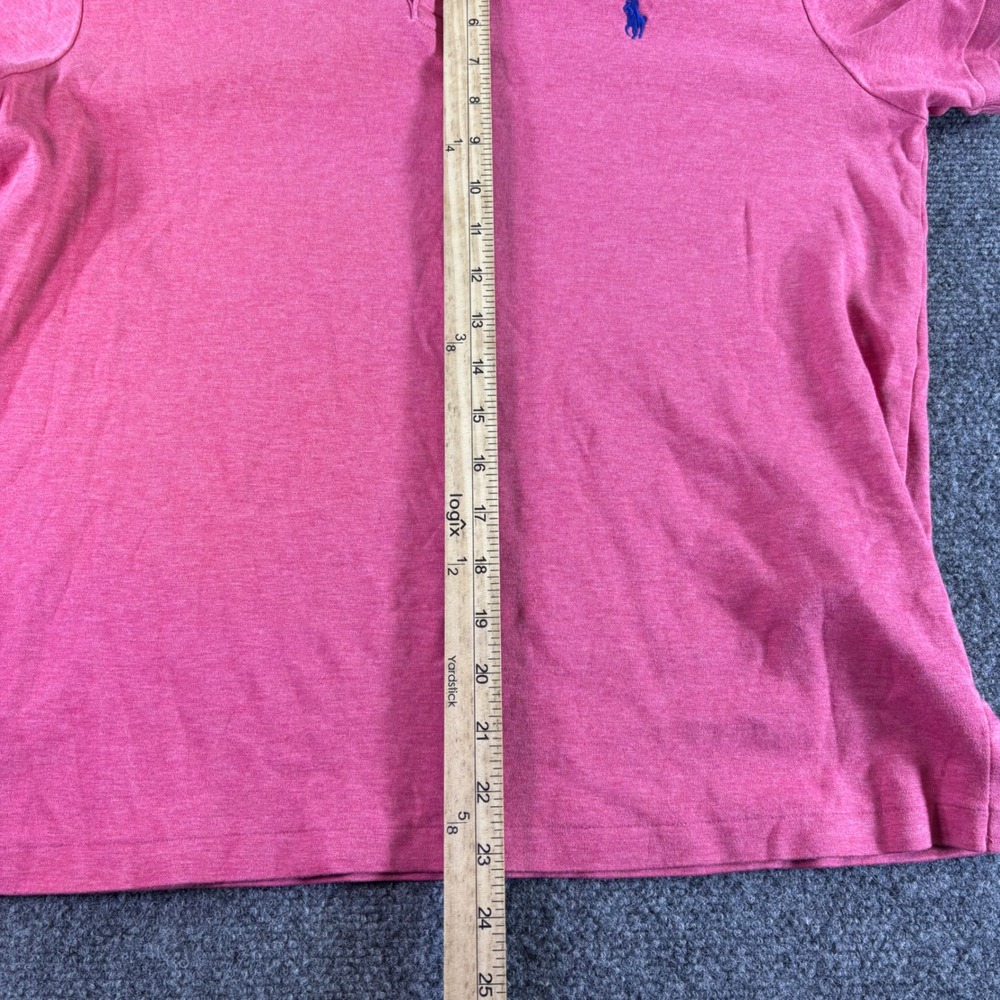 Polo Ralph Lauren Polo Shirt Kids Large Pink Custom Slim Fit Short Sleeve Cotton - Picture 2 of 7